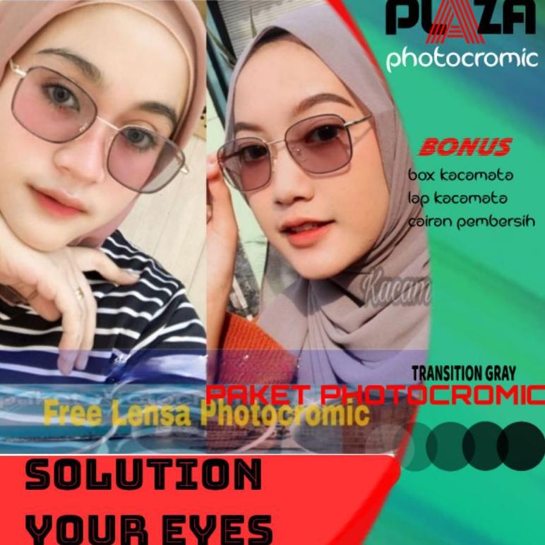 ⚡TOK SIAP 【COD kacamata photocromic antiradiasi,kacamata minus,plus cilinder kode 3369