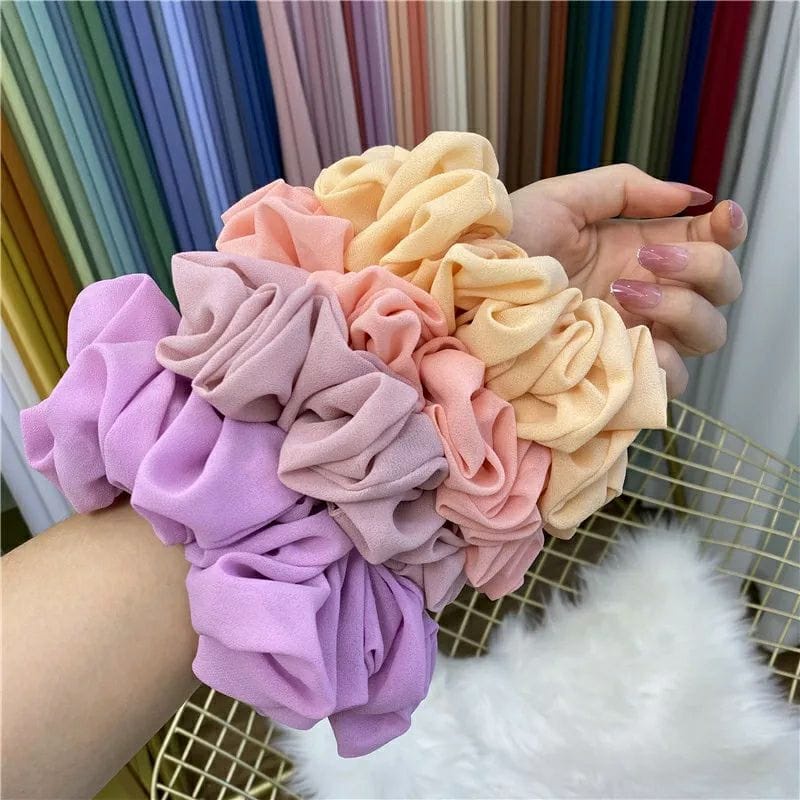 (BELI 4 GRATIS 1) Ikat Rambut SCRUNCHIE CEPOL HIJAB Ikat Rambut WanitaTermurah