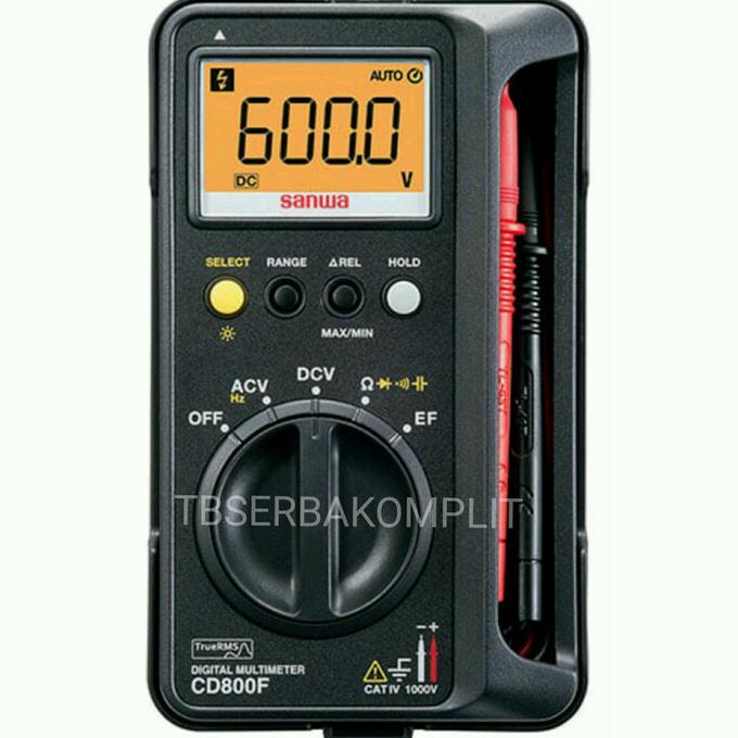 Sanwa CD800F Digital Multi Meter Tester AVOmeter 1000V CD-800F CD 800F