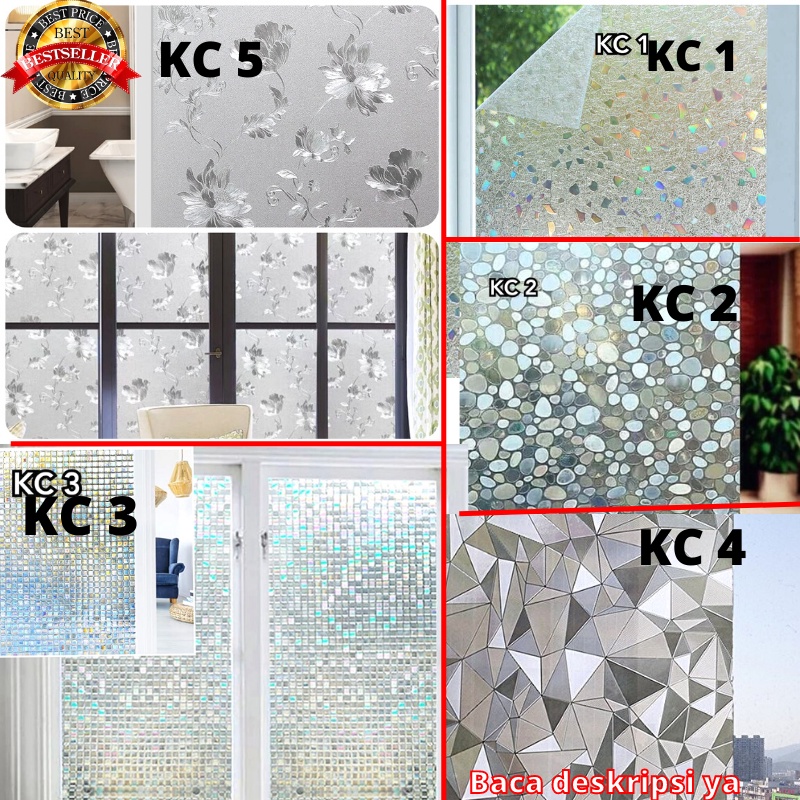 SETIKER STICKER STIKER KACA LEBAR 120CM 60CM HOLOGRAM SUNBLAS SUNBLAST KACA WALLPAPER PINTU JENDELA KACA BUAT KAMAR MANDI DEKORASI DEKOR RUMAH SANBLAST SANBLAS SUNBLAST SUNBLAS MOTIF BAMBU DAUN BUNGA LEMARI KACA DAPUR AESTHENTIC 3D MINIMALIS PREMIUM MURAH