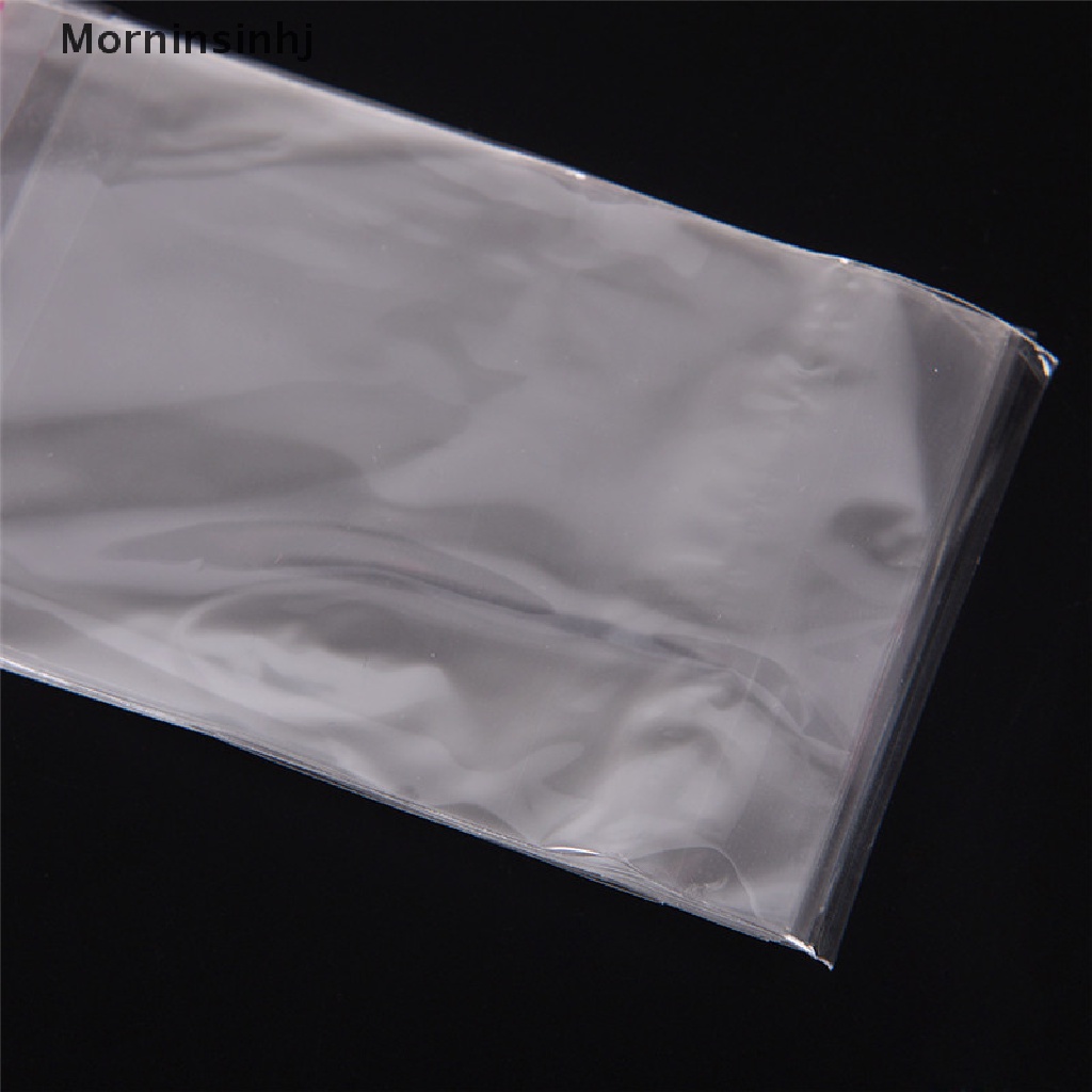 Mornin 200PCS Bening Self Adhesive Seal Kantong Plastik Permen Perhiasan Packing Bags id