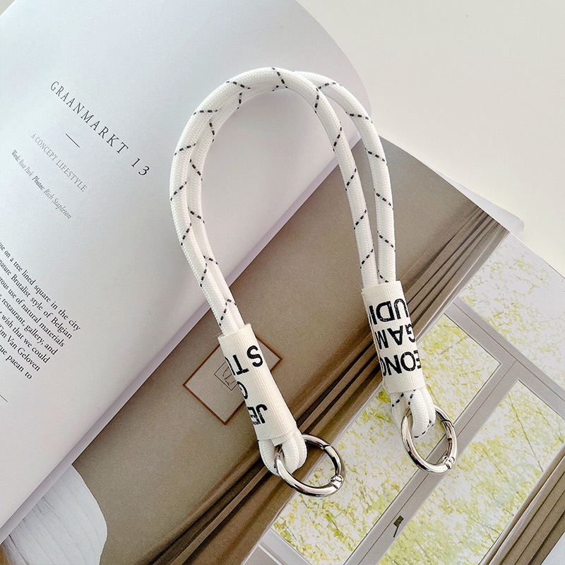 Ins 6warna Universal Crossbody Phone Lanyards Adjustable Mobile Phone Strap Lanyard Tali Leher Untuk Ponsel Tali Kabel Gantung AT0220