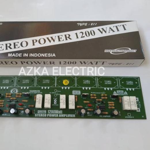 ❊ Kit Driver Power Amplifier Stereo 1200W ✿