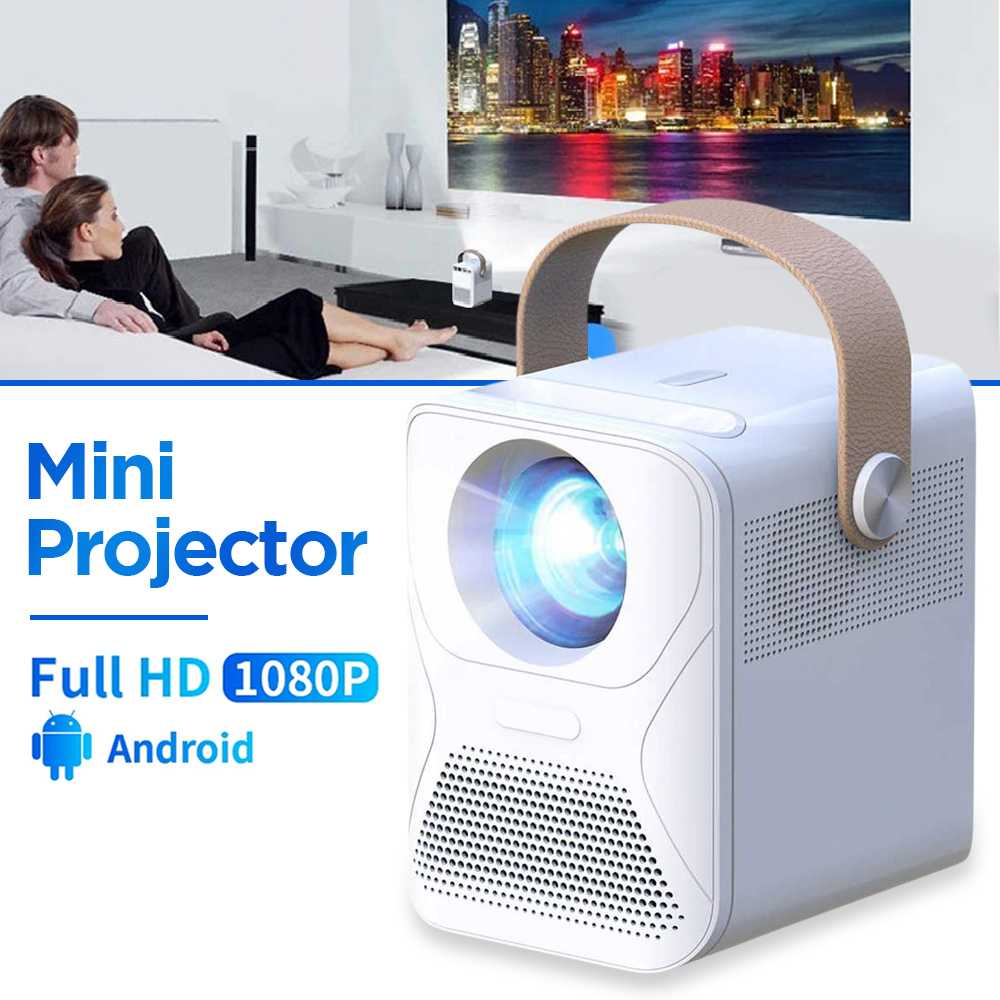 Aumiro Proyektor Mini Projector Android 9 1080P - X6