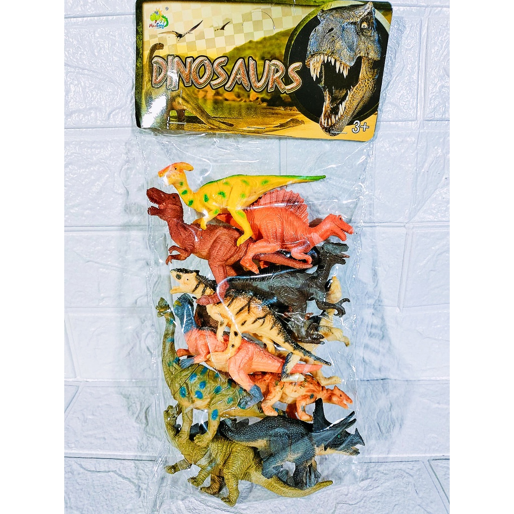 MAINAN ANIMAL HEWAN 12PCS ANIMAL KARET HEWAN KARET KOLEKSI FIGURE HEWAN ANIMAL TOYS