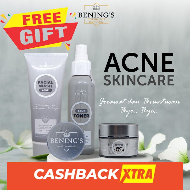 Paket Acne Prone Benings Skincare By Dr.Oky Pratama Bening's Glowing Bening