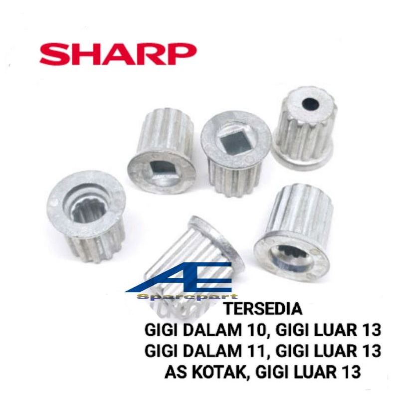 Inti Pulsator Mesin Cuci Sharp 2 Tabung