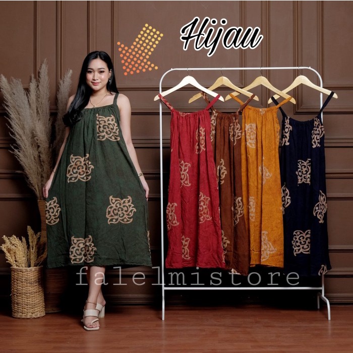 JUMBO Sleepwear Baju Daster Tidur Wanita Sexy Tanpa Lengan Yukensi COD