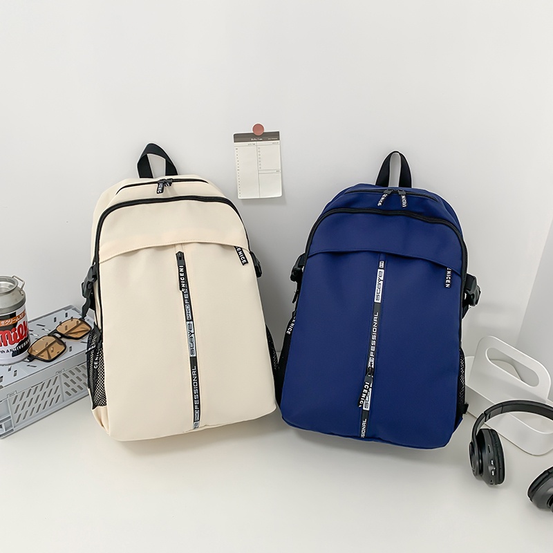 Mainland Tas Ransel Pria Wanita Kain Oxford Tas Sekolah Ransel Laptop Kuliah Import Unisex Outdoor TR306