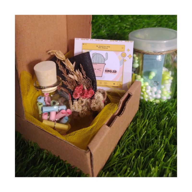 

40pcs paper Message in Box Pesan dalam Box Kertas Message Hampers GiftBox murah