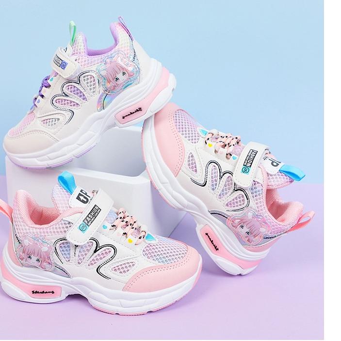 Sepatu Sneakers Sport Anak Perempuan MOLLYCA / Sepatu Anak Perempuan Import  Best