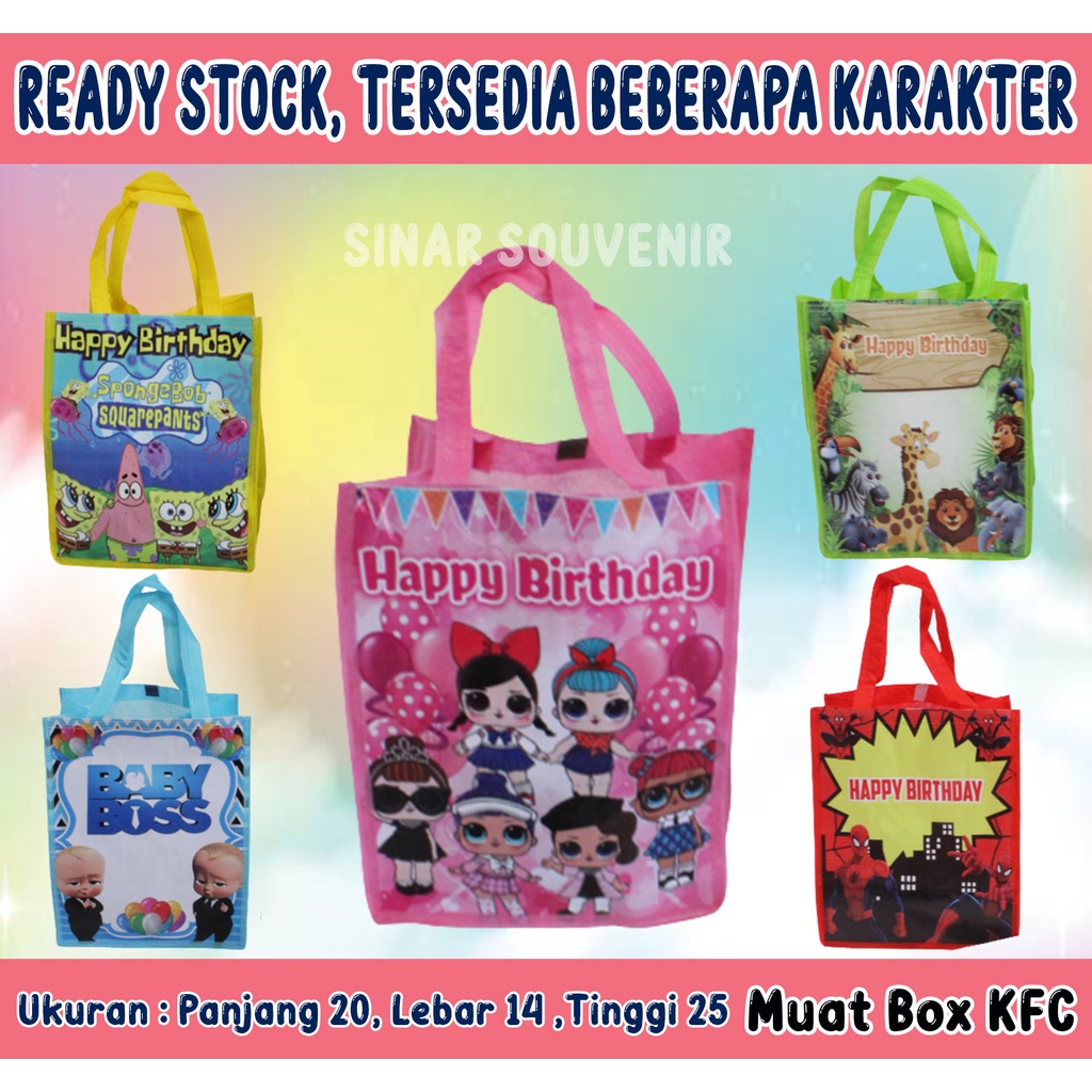 

GOODIE BAG ULTAH ANAK MUAT KOTAK KFC P20 L14 T25 LANGSUNG KIRIM (COD)