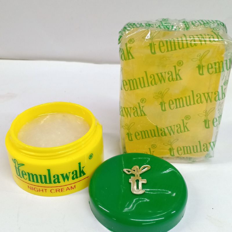 Paket - Cream Temulawak Malam &amp; Sabun Paket 2in1