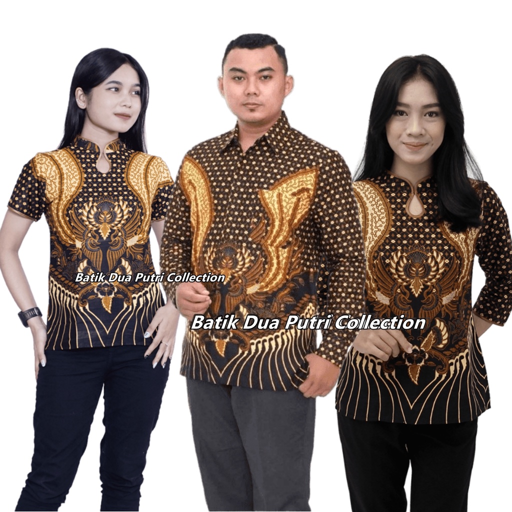 Couple Batik Wanita Atasan Blouse Batik Modern