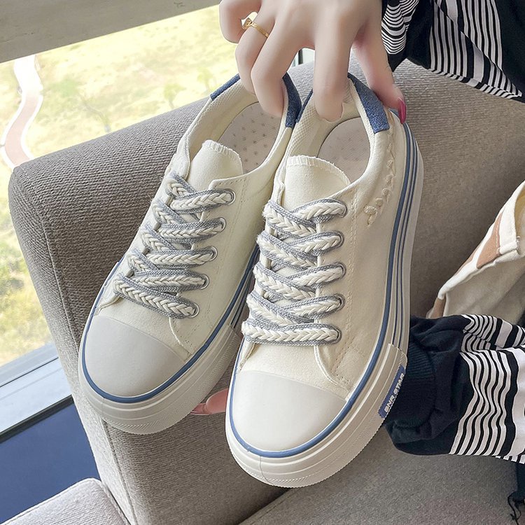 COD POS 248 Sepatu Sneakers Tali Wanita Premium Korea Style