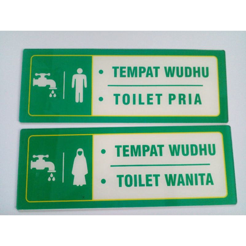 

Akrilik Toilet dan Tempat Wudhu