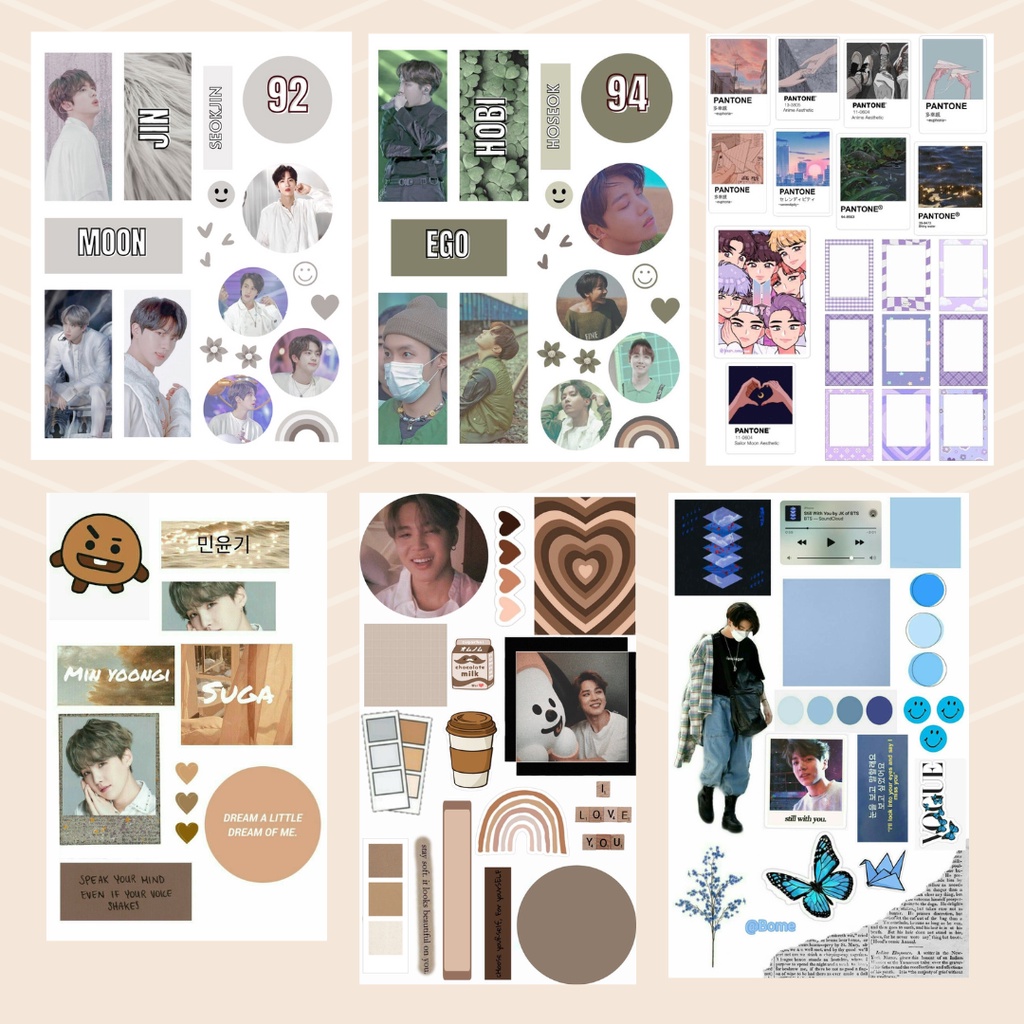 

[PART 2] Sticker BTS Pack Doff | Journal Sticker | stiker | Tumblr Sticker | Stiker HP/Laptop/Tumblr/journal