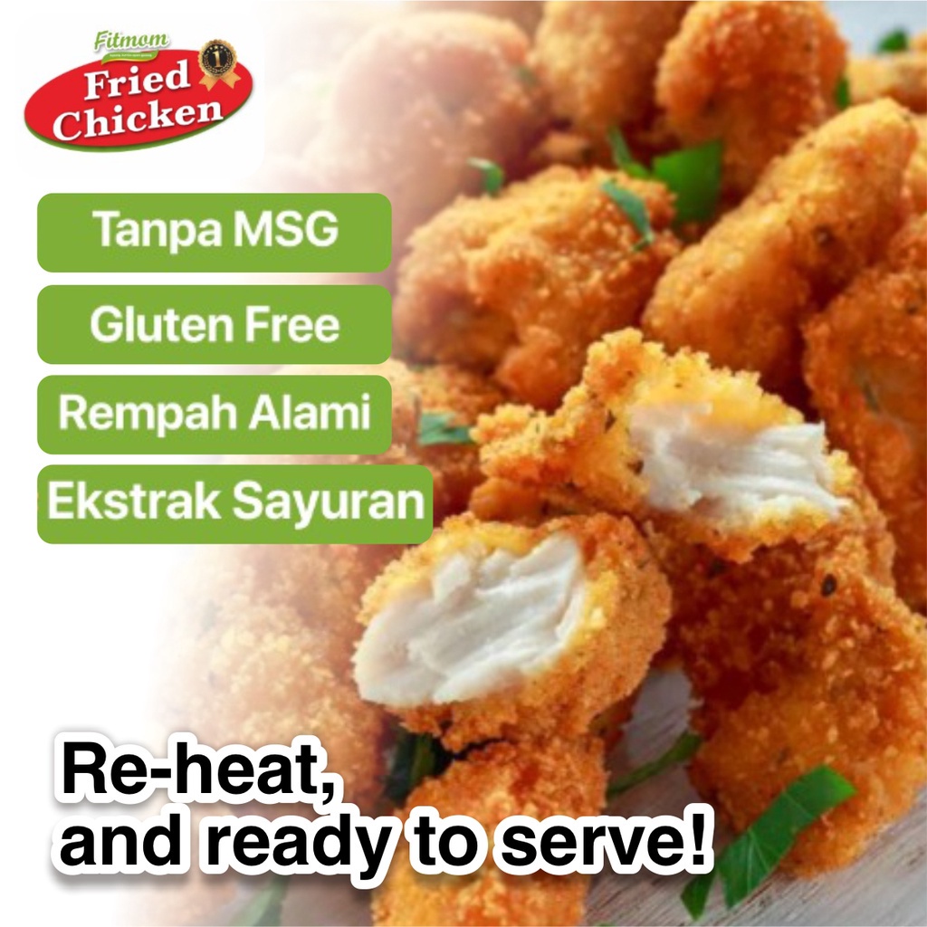 

Ayam Goreng Krispi Tanpa MSG - Frozen Fried Chicken Fitmom Spencer's - Paha Spicy