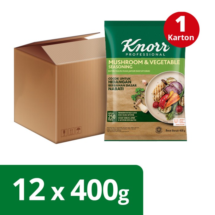 

Knorr Bumbu Rasa Jamur dan Sayuran 400Gr 1 Karton