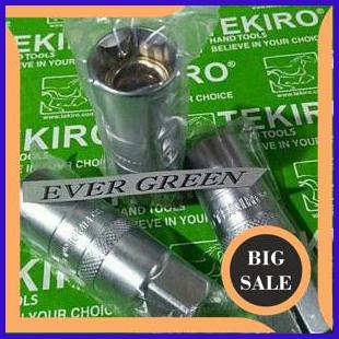 accessories Mata KUNCI BUSI MAGNET Sok 16 mm PANJANG TEKIRO SHOCK 16 mm x Stang Kecil 3/8