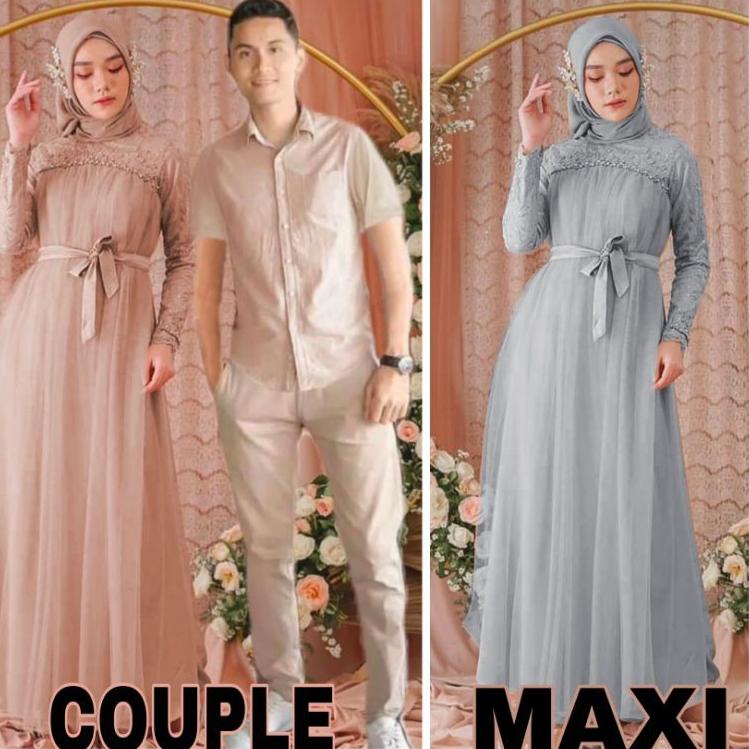 Harga Termuraah XVC - MAXI MIKAYLA / COUPLE MIKAYLA / Maxi Wanita / Gamis Wanita / Maxi Nuraini