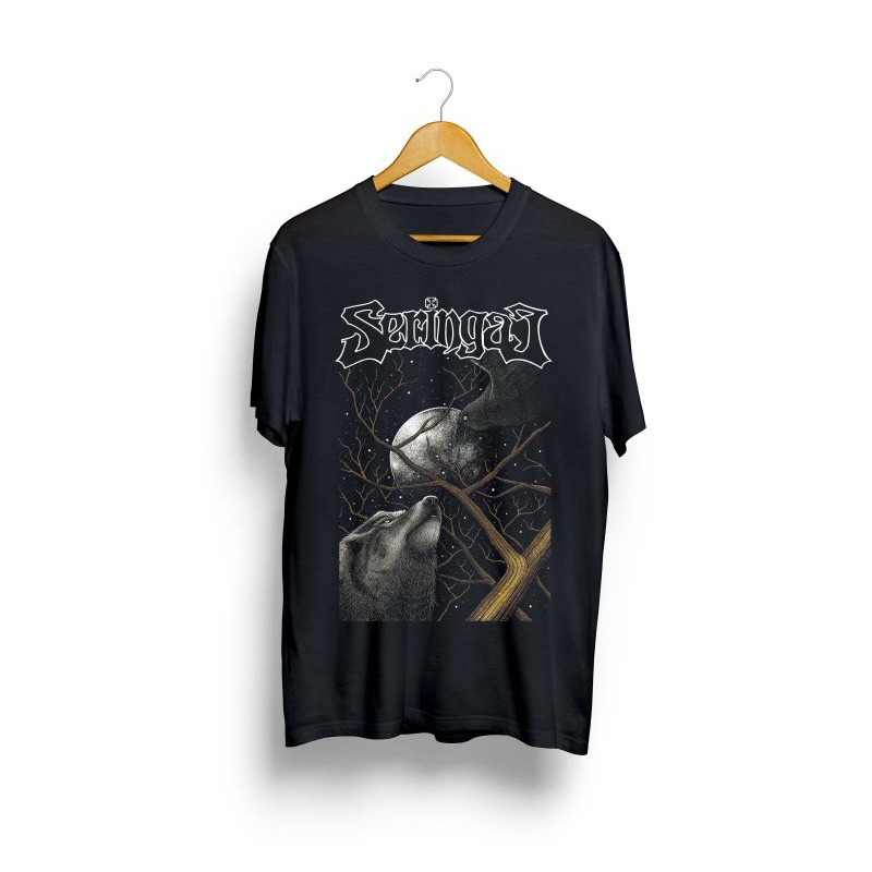 KAOS PENDEK METAL SERINGAI ORIGINAL DISTRO - KAOS MUSIK BAND SERINGAI DISTRO