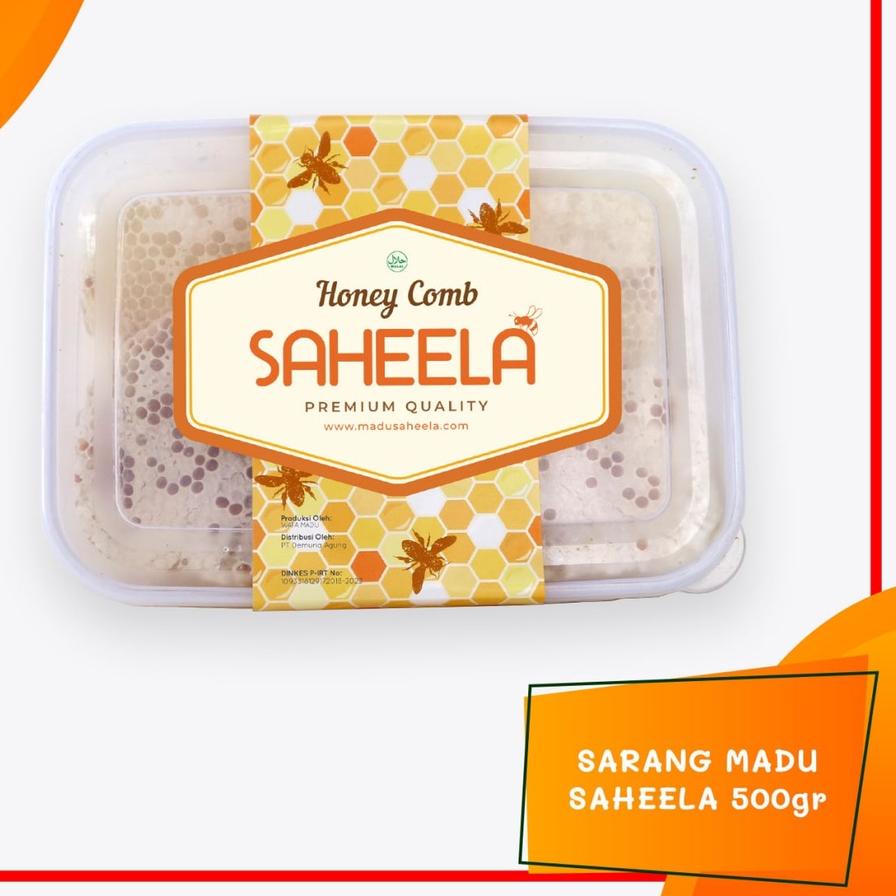 

♜ [TERLARIS] Sarang Asli Utuh Murni 500gr | Saheela Melifera Premium Honey Comb 100 % ORIGINAL ✳