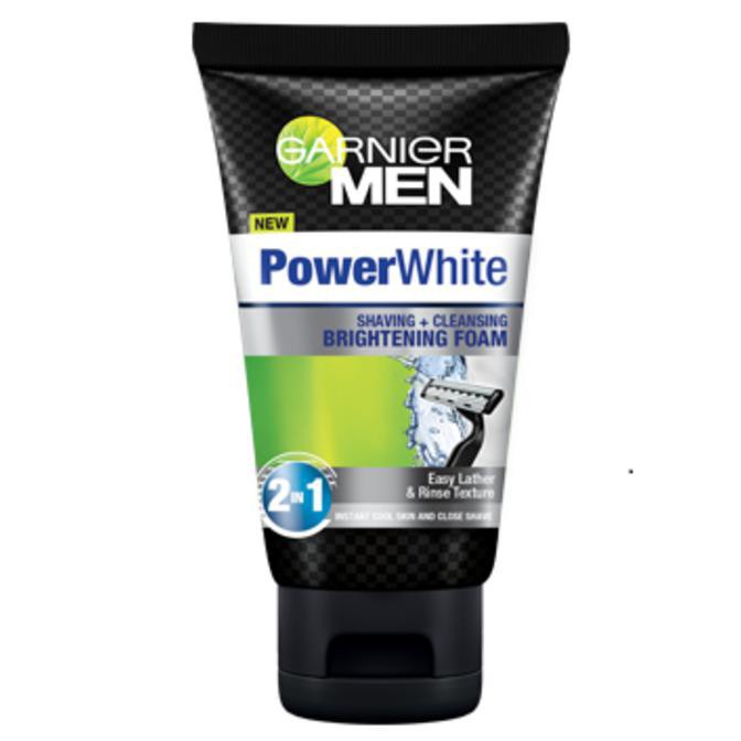 GARNIER MEN POWER WHITE SHAVING FOAM 100ml