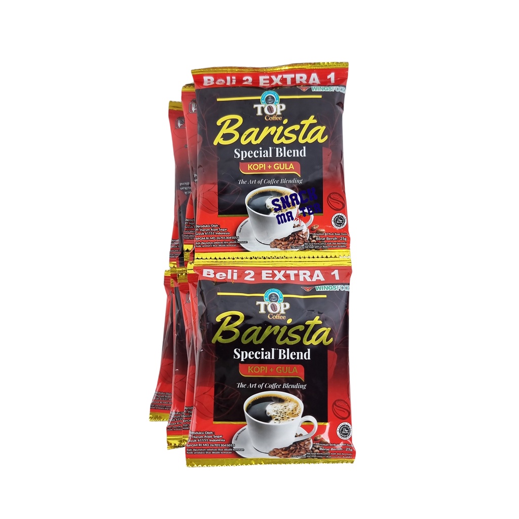 

Top Kopi Barista Renceng - Netto 15 bks x 25 gr