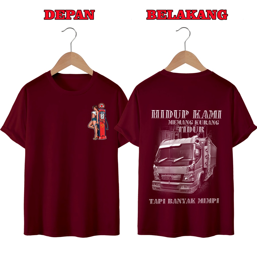 KAOS DISTRO UNISEX PRIA DAN WANITA TERBARU, KAOS JUMBO  TRUCK MIMPI