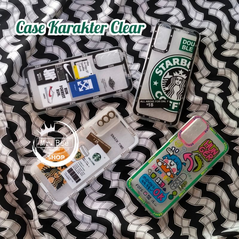 Vivo Y11 / Y12 / Y12i / Y15 / Y17 Case Karakter Clear