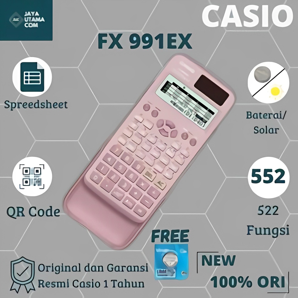 Kalkulator Scientific Casio FX 991EX Kalkulator Ilmiah Original