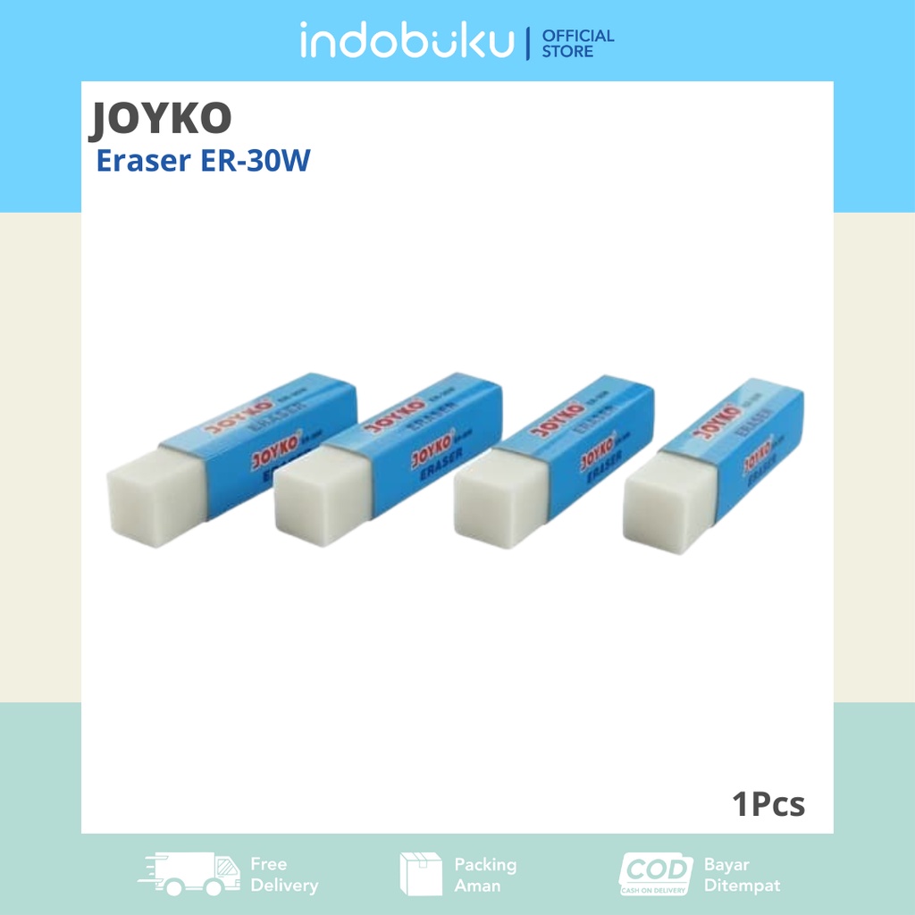 

PENGHAPUS JOYKO PUTIH MEDIUM/SEDANG ( STIP/ERASER ) ER-30W