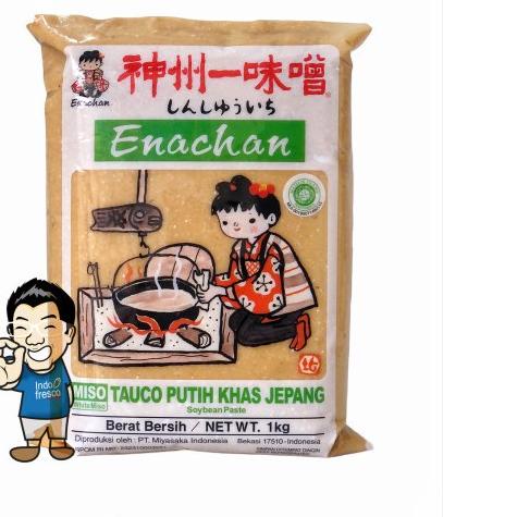 

❇ Enachan Shiro Miso Paste- Pasta Miso- Tauco Putih Jepang 1Kg ♀