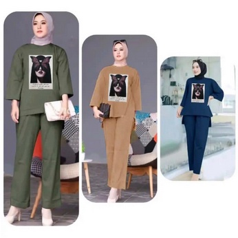 ONE SET HIJAB YURA / SETELAN OVERSIZE HIJAB YURA