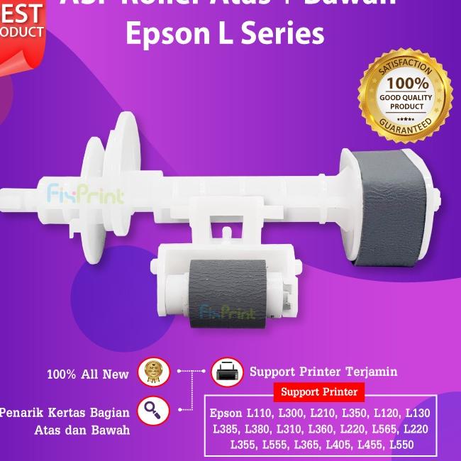 BaruOriginal ASF Atas Bawah Epson L121 L120 L550 L555 L565 Roller Penarik kertas Printer L210 L380 L