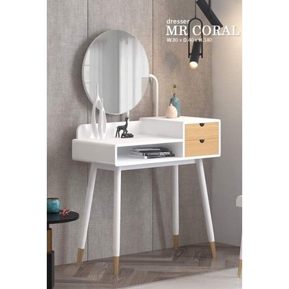Siantano MR CORAL MEJA RIAS VANITY MINIMALIS (PALEMBANG)