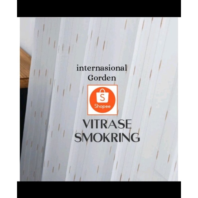 Vitrase polos vitrase gorden model smokring motif serat serat vitrase putih import quanlity