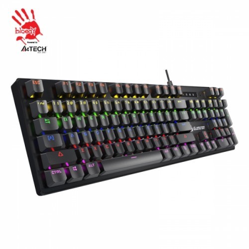 KEYBOARD GAMING BLOODY B760 Neon Lighting USB Black Switch