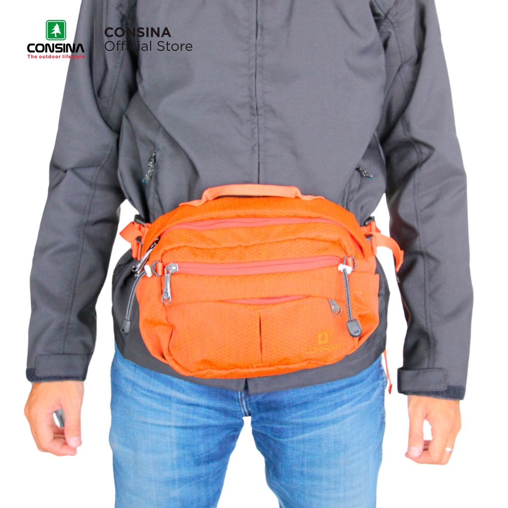 Tas Slempang Travel Bag Consina Silvertone