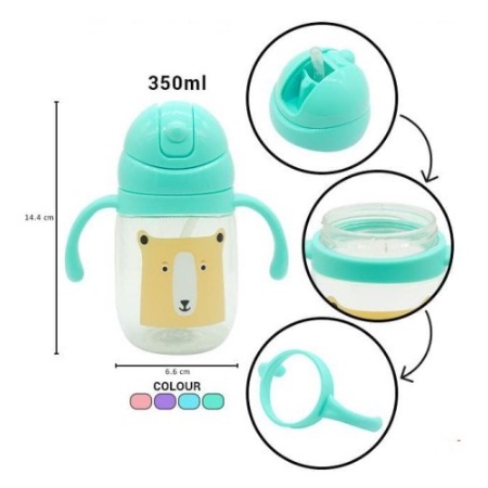 Botol Minum Susu Anak Tutup Clip On Training Bottle Cup A07