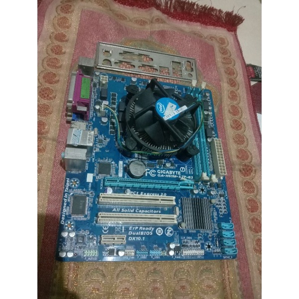 MOBO GIGABYTE H61 + CORE I7 3770 +FAN
