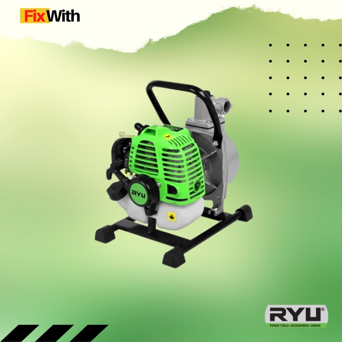 Ryu Mesin Pompa Air Bensin 1 inch RS10CX Water Pump Assy RYU RS 10 CX