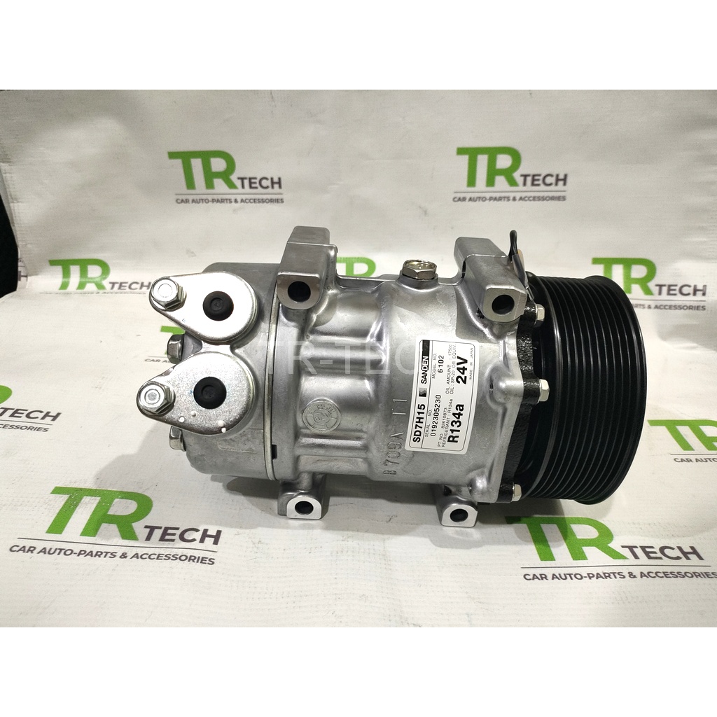 Kompresor compressor QUESTER SANDEN SD7H15 6102 caterpillar 10pk