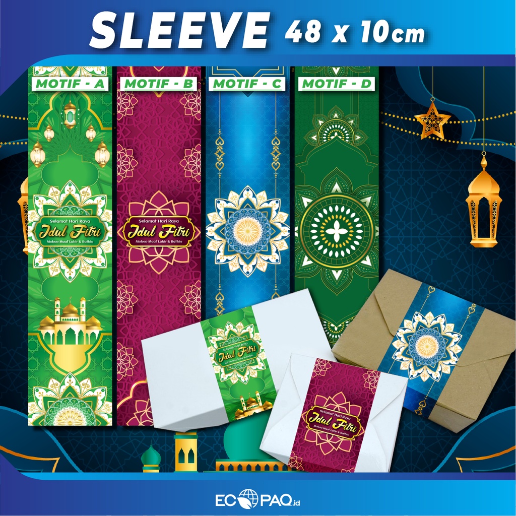 

Paper Belt Sleeve - Pita Toples Lebaran Idul Fitri - (Isi 20 pcs)