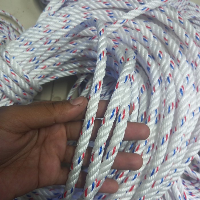 Terlaris Tali Tambang Plastik 10 Mm / Tali Tambang Ppd 10 Mm / Tambang 10 Mm