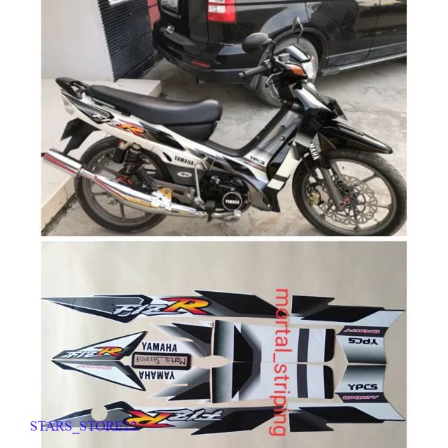 (ORI) STIKER STRIPING LIS BODY F1ZR FIZR TAHUN 2001 2002 ORIGINAL