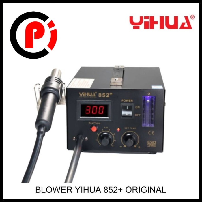 YIHUA 852+ Solder Blower Heat Gun SMD Rework Station Servis HP