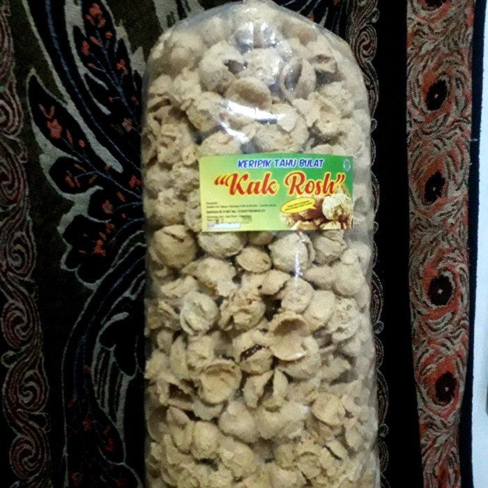 

Terlaris ✨ -(500 gr) KERIPIK TAHU / KRIPIK TAHU BULAT / KERUPUK TAHU BULAT GURIH2.2.23