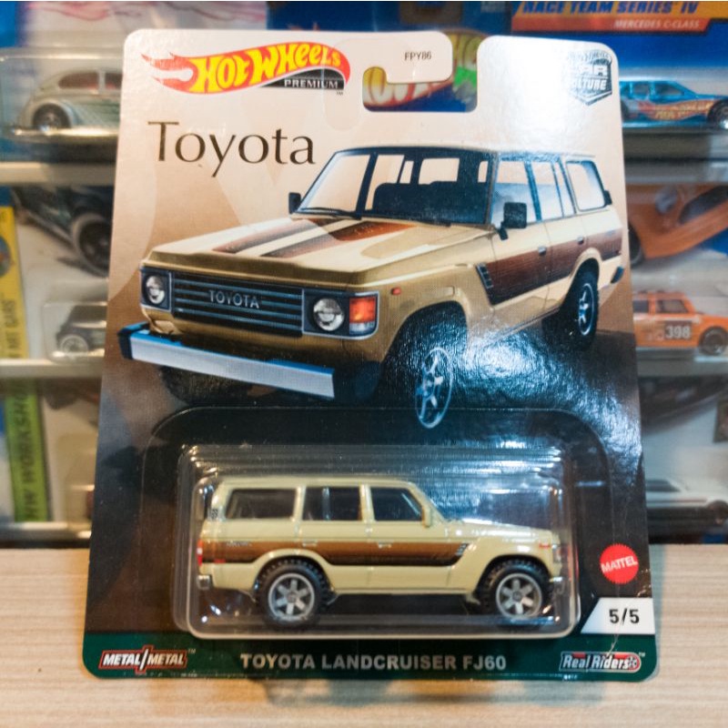 HOT WHEELS TOYOTA LANDCRUISER FJ60 - BLISTER KERUT/NOT MINT - TOYOTA - PREMIUM